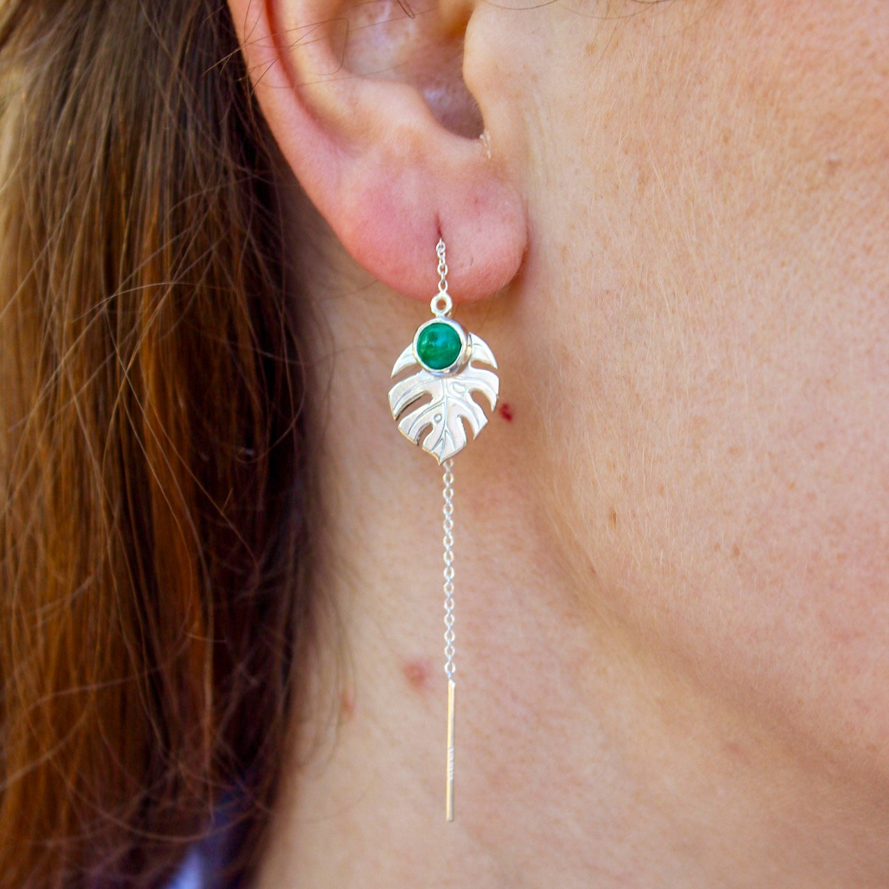 Pendientes Monstera