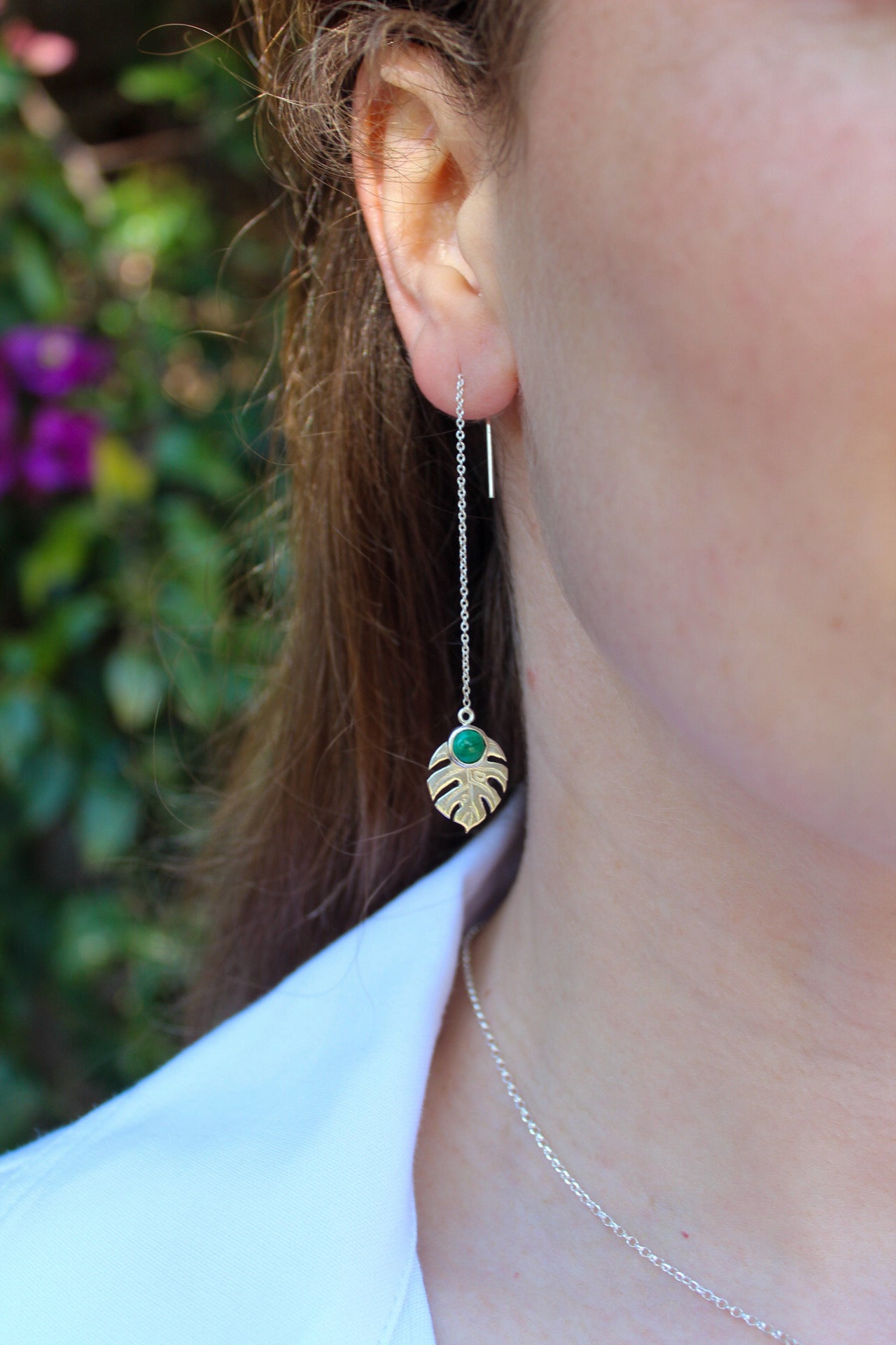 Pendientes Monstera